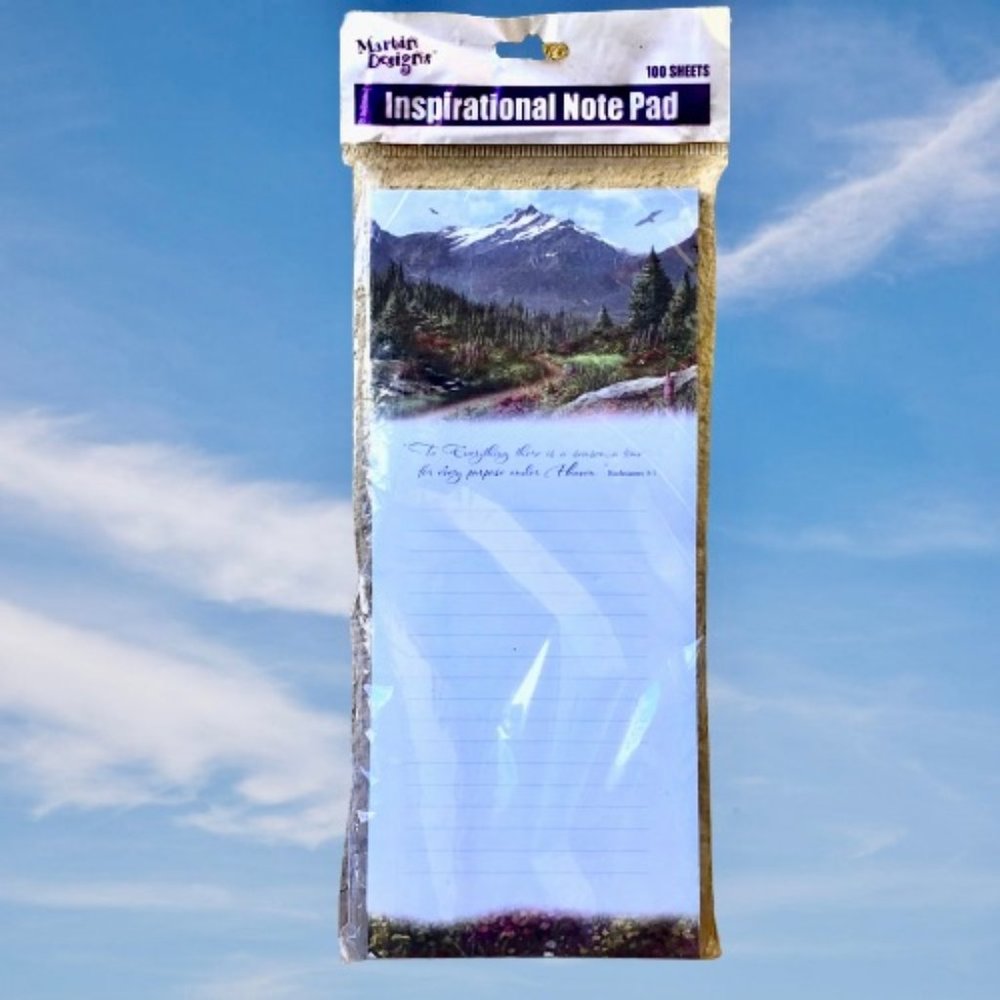 Inspirational Note Pad 100 Sheets Bible TO EVERYTHING THERE IS A SEASON New